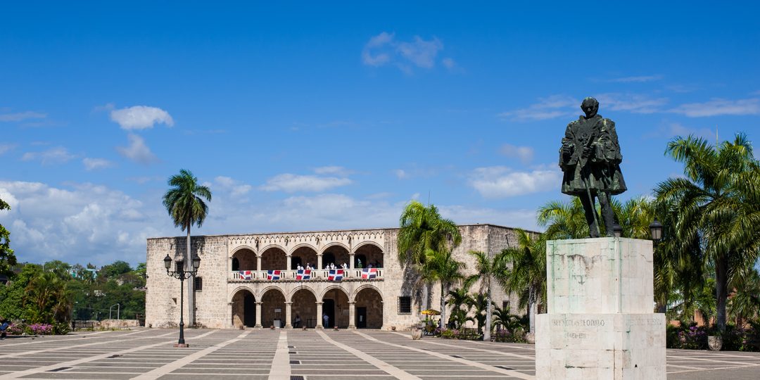The Alcázar de Colón, a stone colonial palace, in Santo Domingo's Colonial Zone