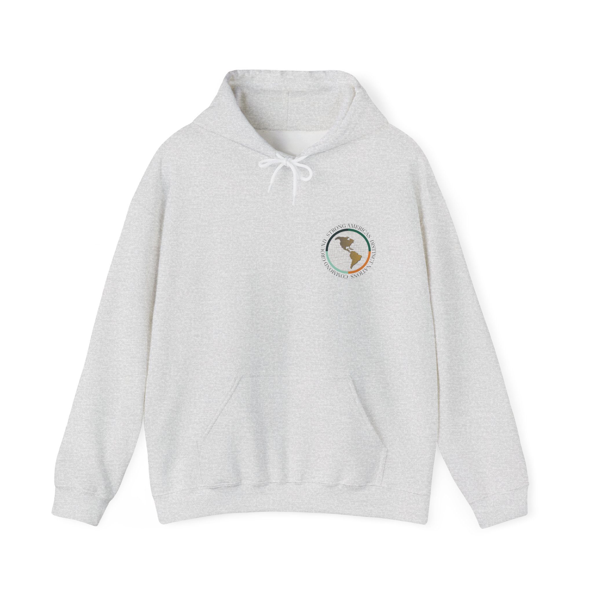 Retro Earth Globe Hoodie | Distinctive Common Ground Graphic - Image 5