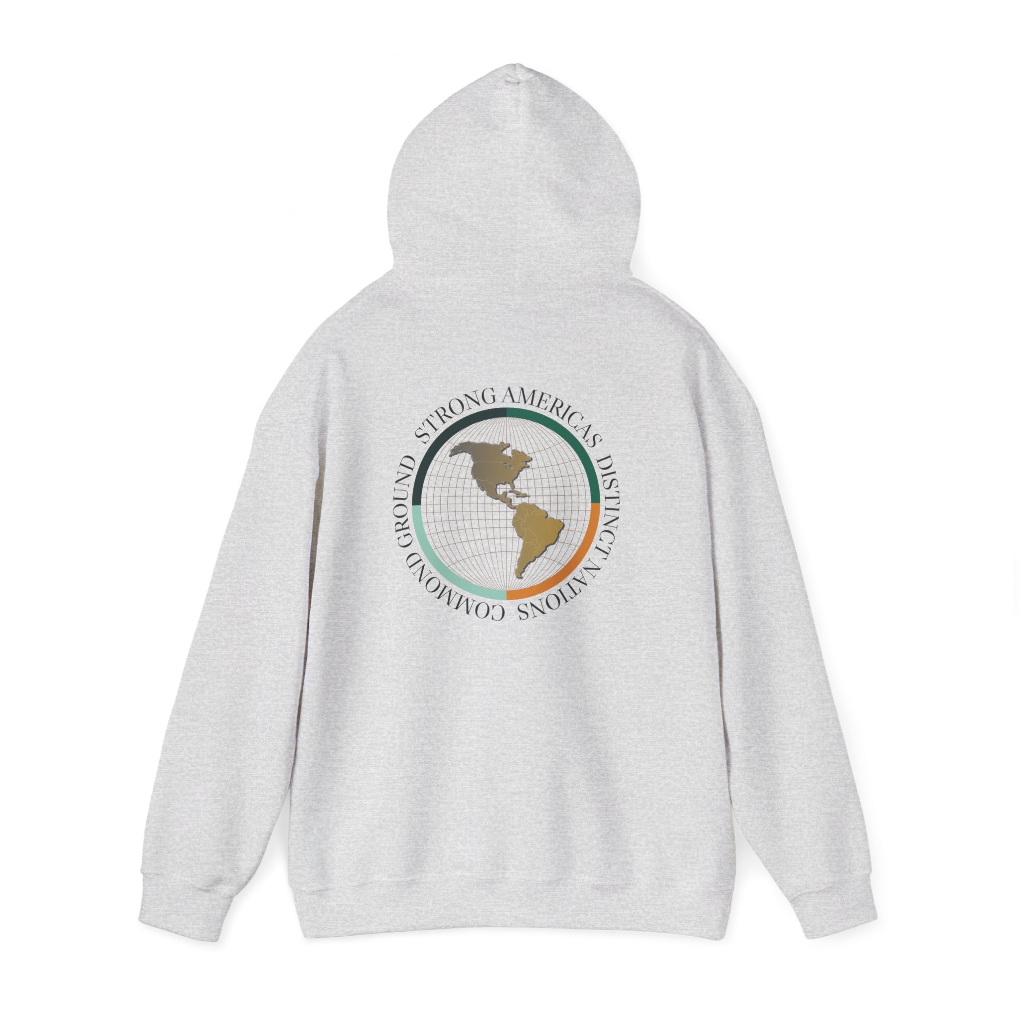 Retro Earth Globe Hoodie | Distinctive Common Ground Graphic - Image 7