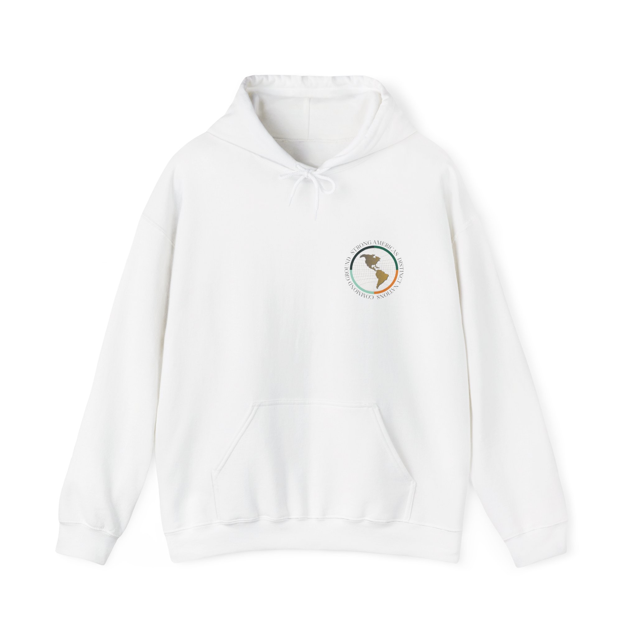 Retro Earth Globe Hoodie | Distinctive Common Ground Graphic