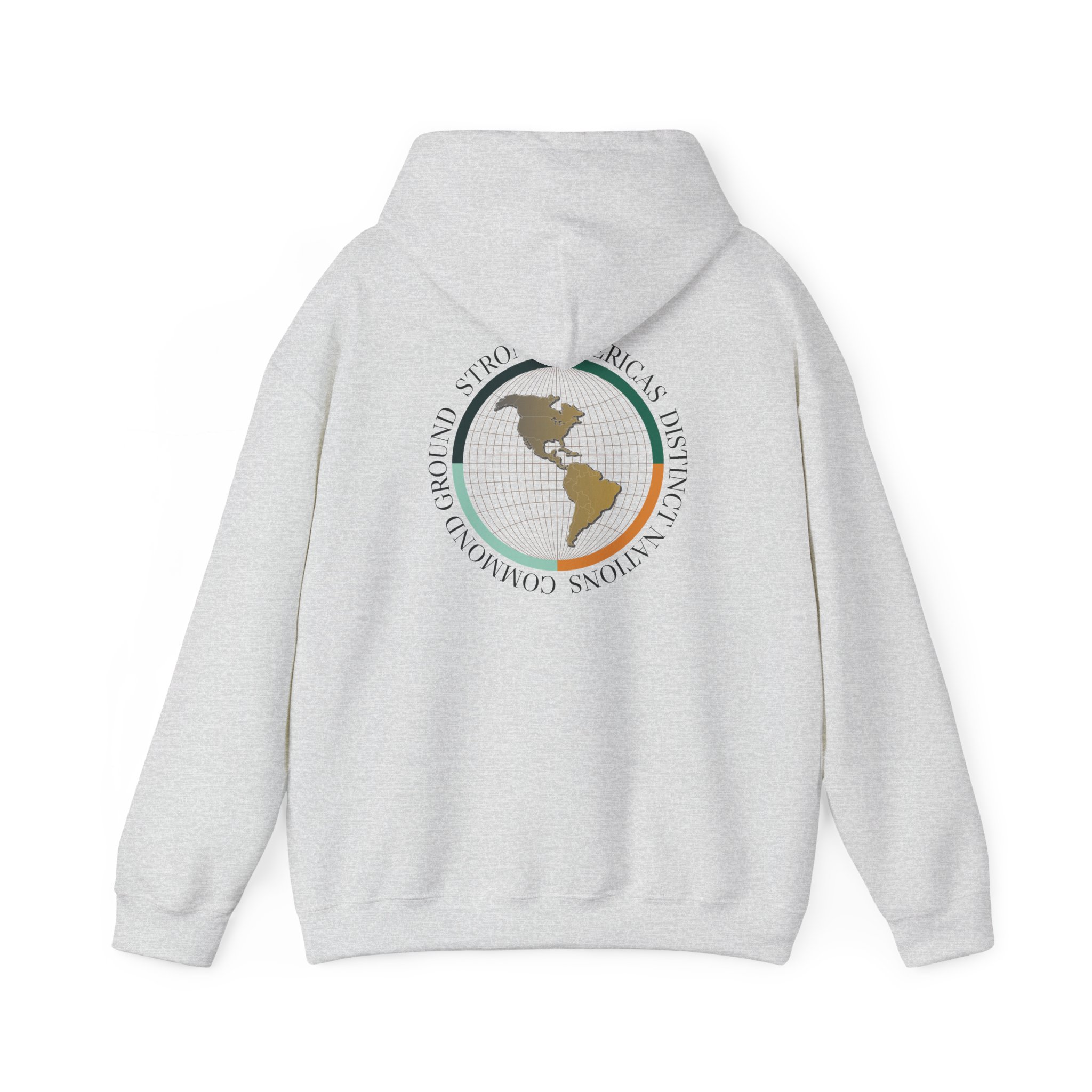 Retro Earth Globe Hoodie | Distinctive Common Ground Graphic - Image 6